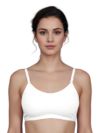 Starter Bra for Teens | Soft & Comfortable | Non-Padded Daily Wear | White