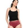 Everyday Panties for Women | Brief Cut | Soft Breathable Fabric | Full Coverage Fit | No Visible Lines | Maroon Red