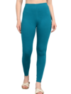 Ankle Length Cotton Lycra Leggings for Women | Mid Waist | Slim Fit Stretchable |Green