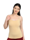 Camisole for Women | Adjustable Straps | Soft Breathable Fabric | Stretch Fit | Everyday Wear | Beige