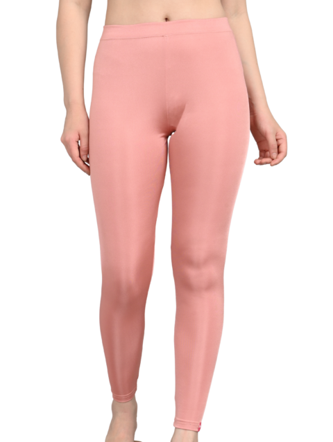 Shimmer Leggings for Women | Stretchable Slim Fit | Daily & Party Wear | Baby Pink