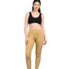 Shimmer Leggings for Women | Stretchable Slim Fit | Daily & Party Wear | Fawn(Brown)