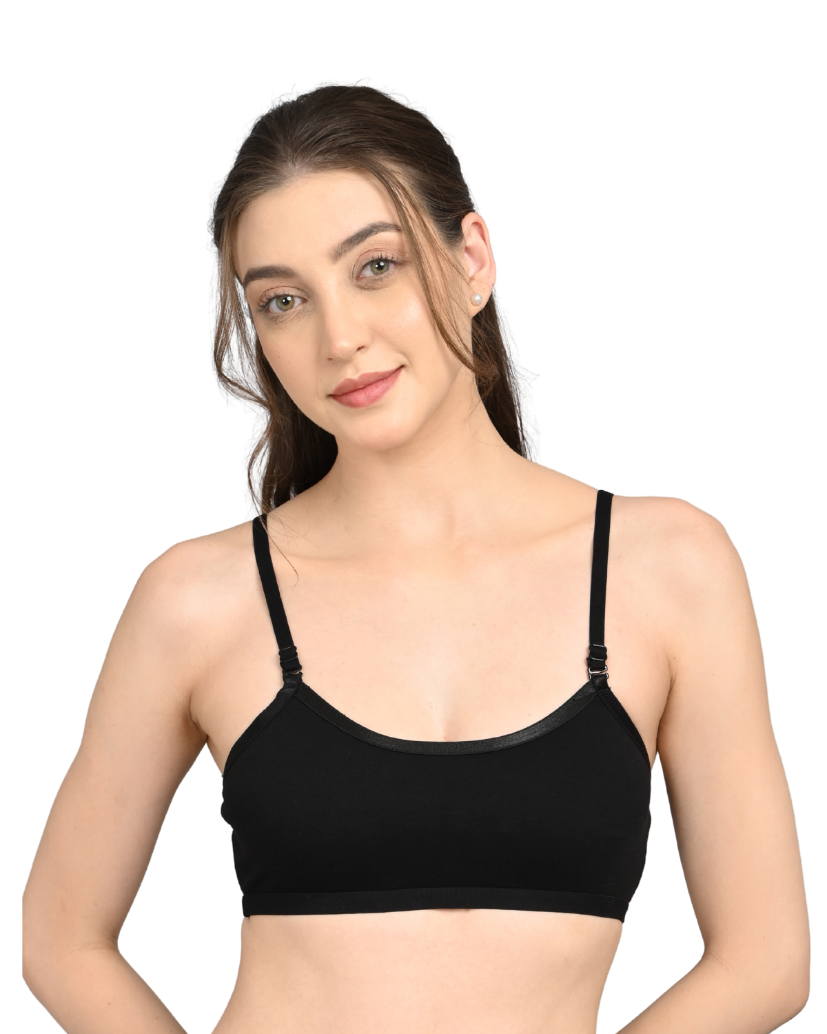 Starter Bra for Teens | Soft & Comfortable | Non-Padded Daily Wear | Black