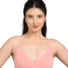 Full Coverage Cotton Bra for Women | Soft Breathable Fabric | Non-Padded | Everyday Support & Comfort | Light Pink