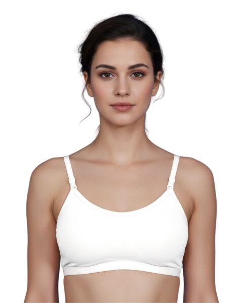 Starter Bra Camisole Brief Combo Pack | 2 Wire-Free Bras Set | So Glamy